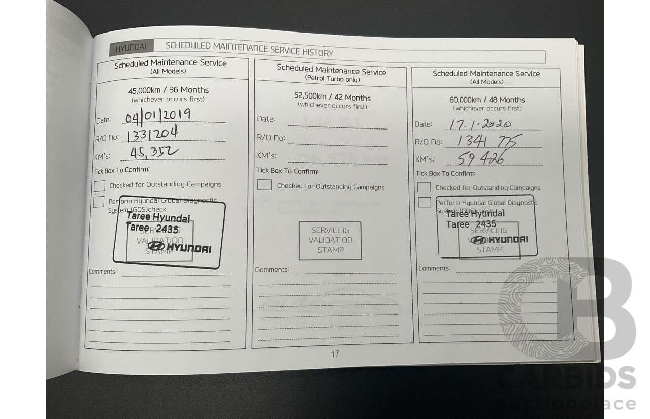 03/2017 Hyundai Tucson Active X (FWD) TL 4D Wagon Pure White 2.0L