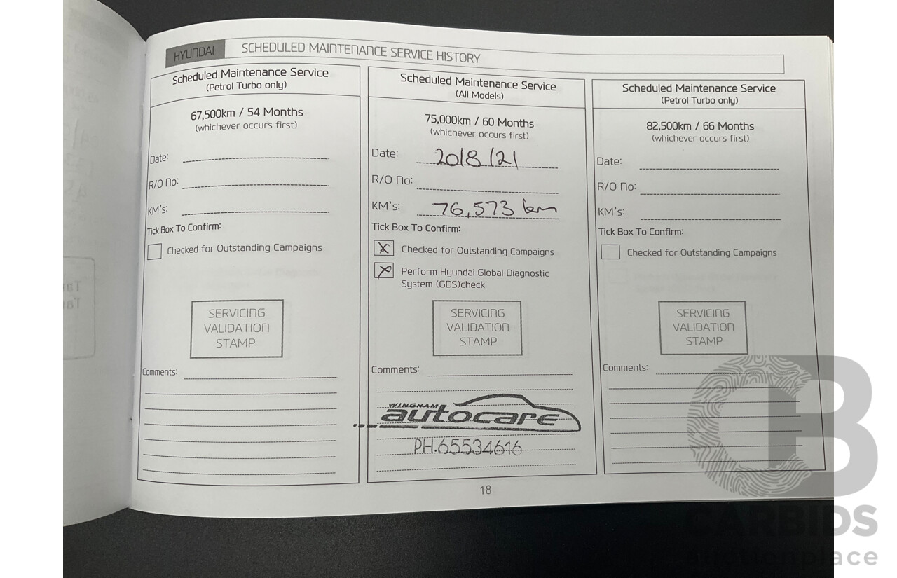 03/2017 Hyundai Tucson Active X (FWD) TL 4D Wagon Pure White 2.0L