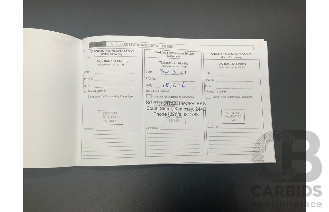 03/2017 Hyundai Tucson Active X (FWD) TL 4D Wagon Pure White 2.0L