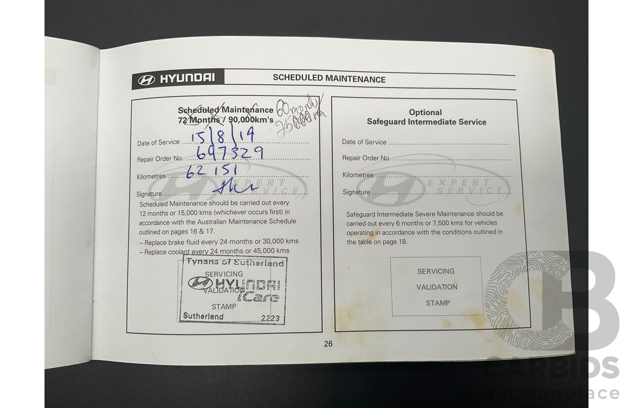 6/2009 Hyundai i30 SX 1.6 CRDi FD MY09 5d Hatchback Vivid Blue Turbo Diesel 1.6L