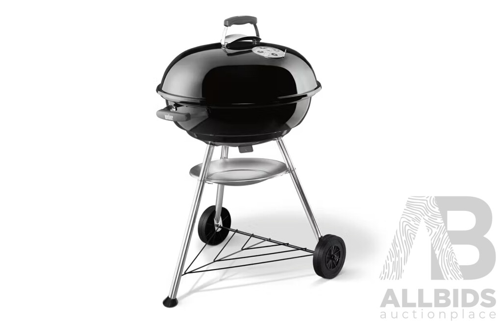Weber Compact Kettle Charcoal Barbecue 57cm (k61597) - Black - ORP $299