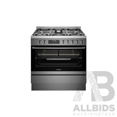 Westinghouse 900mm Dual Fuel Pyrolytic Freestanding Oven with AirFry - Dark Stainless Steel - ORP $4,699