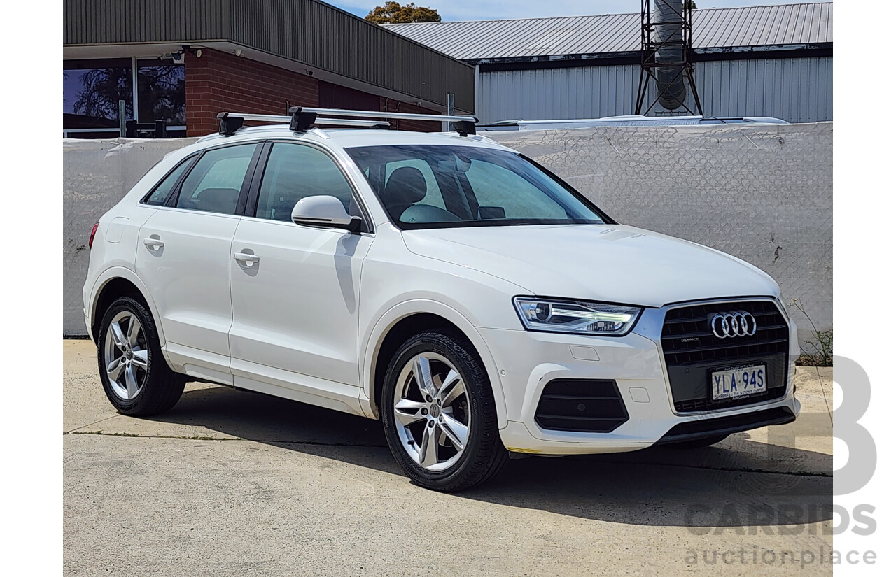 2/2016 Audi Q3 2.0 TFSI Sport Quattro (132kw) 8U MY16 4d Wagon White 2.0L