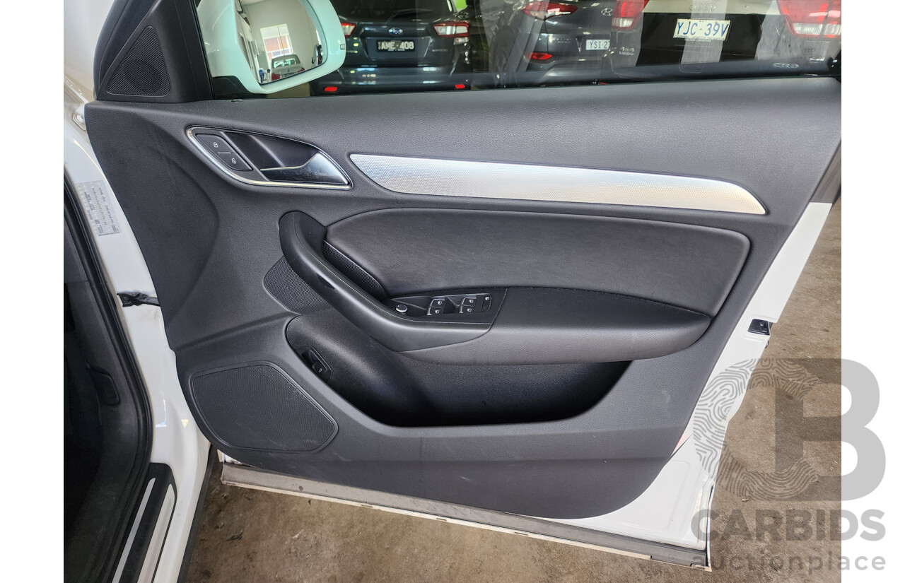 2/2016 Audi Q3 2.0 TFSI Sport Quattro (132kw) 8U MY16 4d Wagon White 2.0L