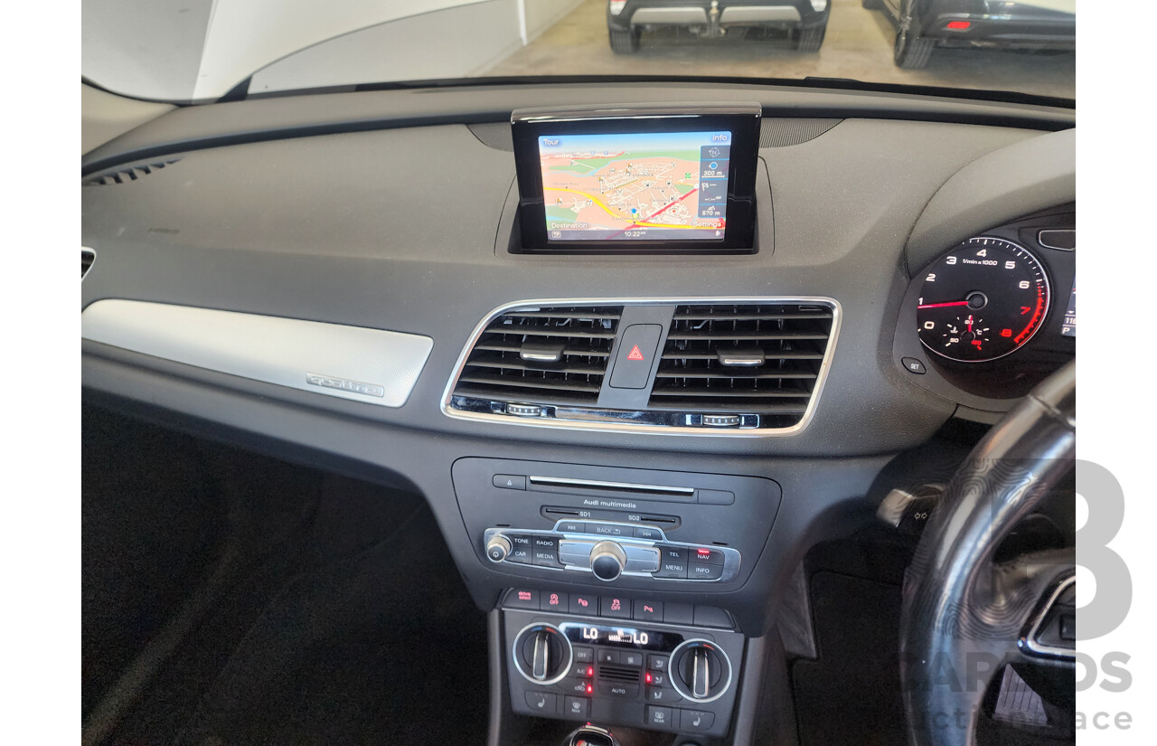 2/2016 Audi Q3 2.0 TFSI Sport Quattro (132kw) 8U MY16 4d Wagon White 2.0L