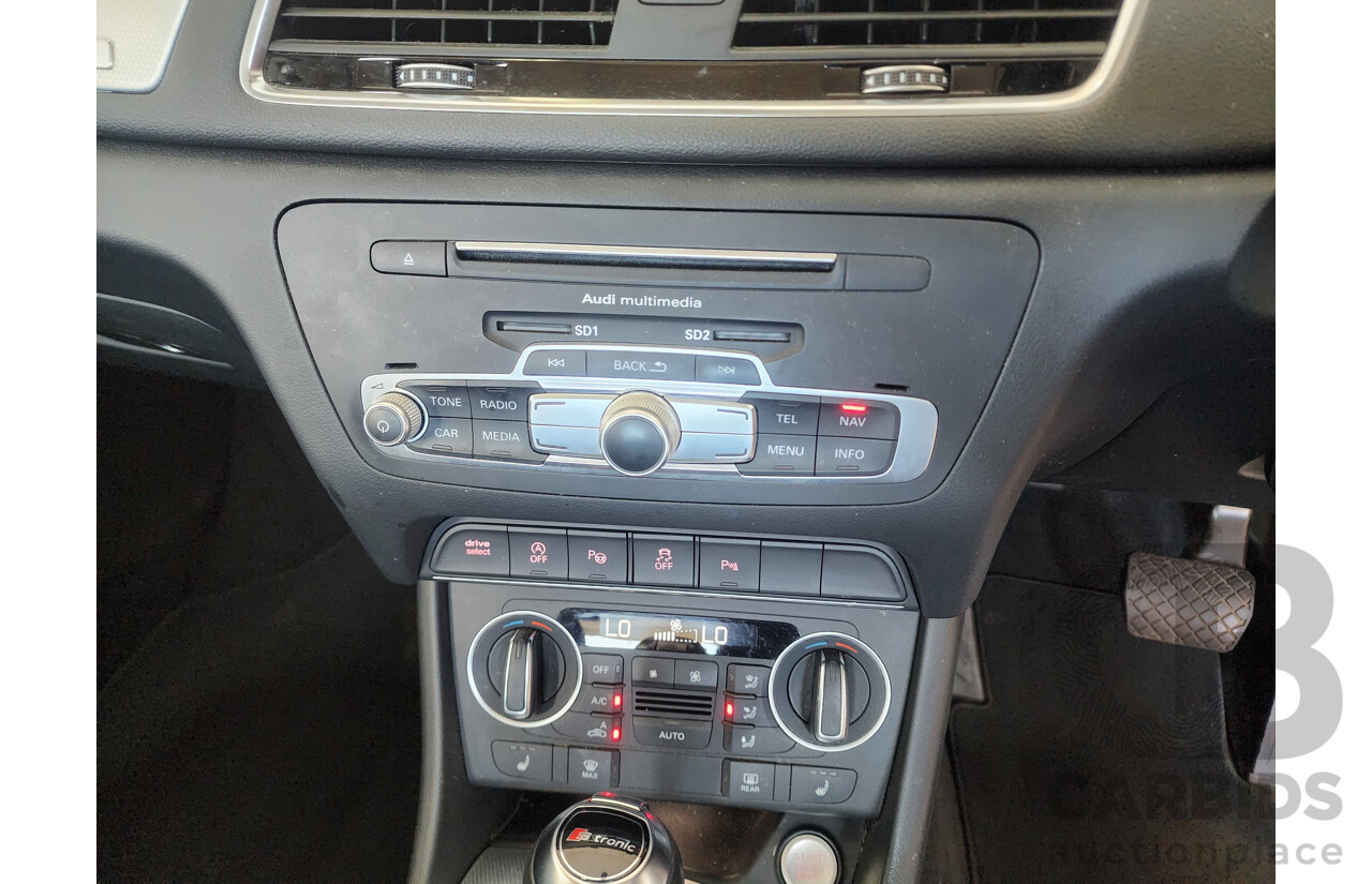 2/2016 Audi Q3 2.0 TFSI Sport Quattro (132kw) 8U MY16 4d Wagon White 2.0L