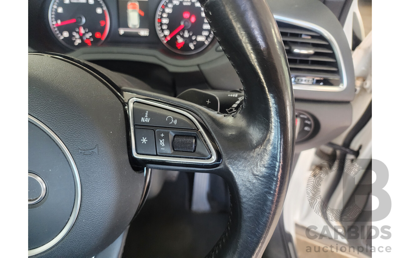 2/2016 Audi Q3 2.0 TFSI Sport Quattro (132kw) 8U MY16 4d Wagon White 2.0L