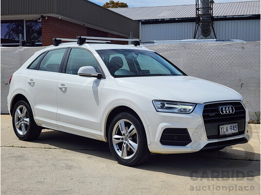 2/2016 Audi Q3 2.0 TFSI Sport Quattro (132kw) 8U MY16 4d Wagon White 2.0L
