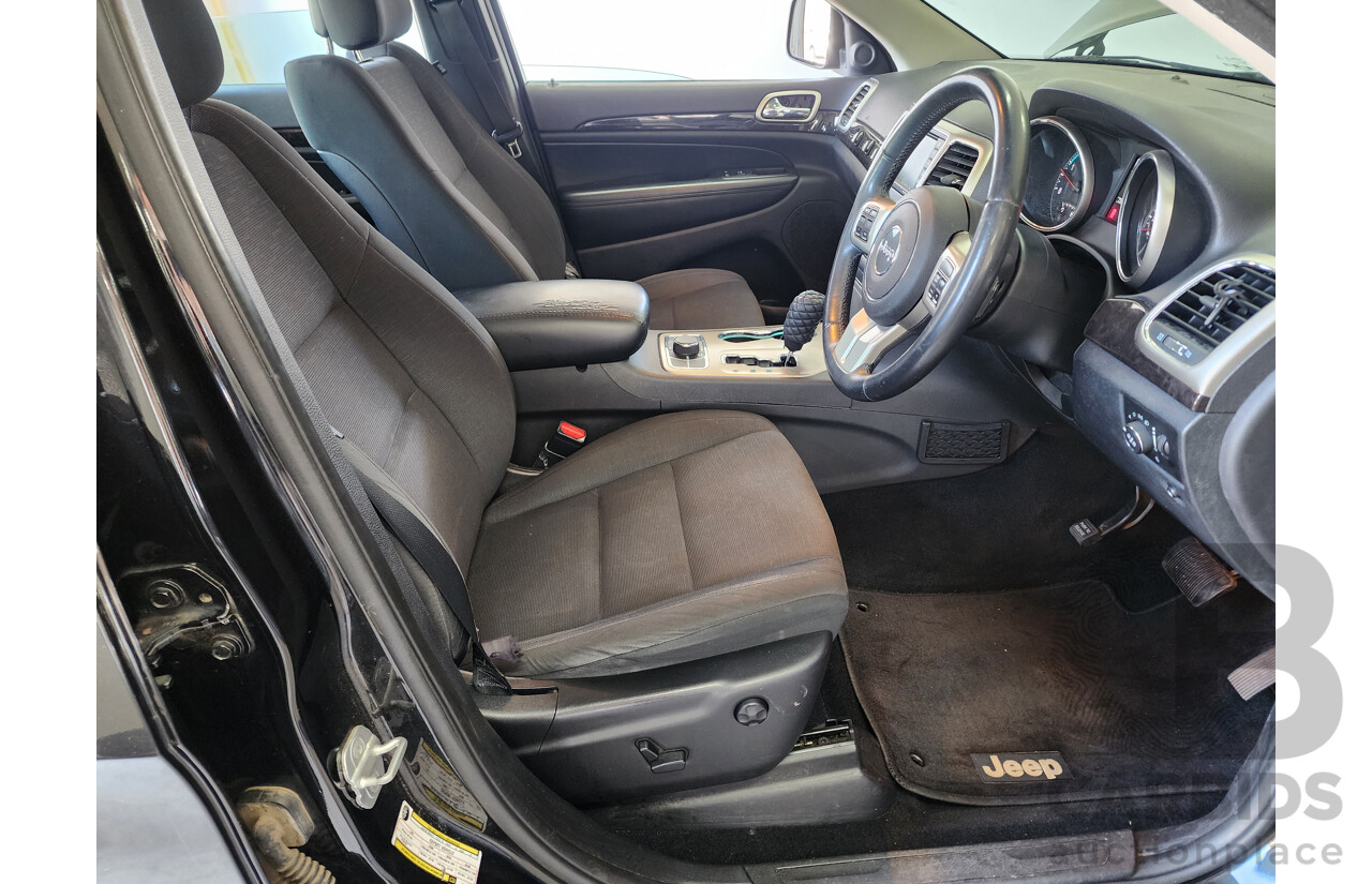 10/2012 Jeep Grand Cherokee Laredo (4x4) WK MY12 4d Wagon Black 3.0L