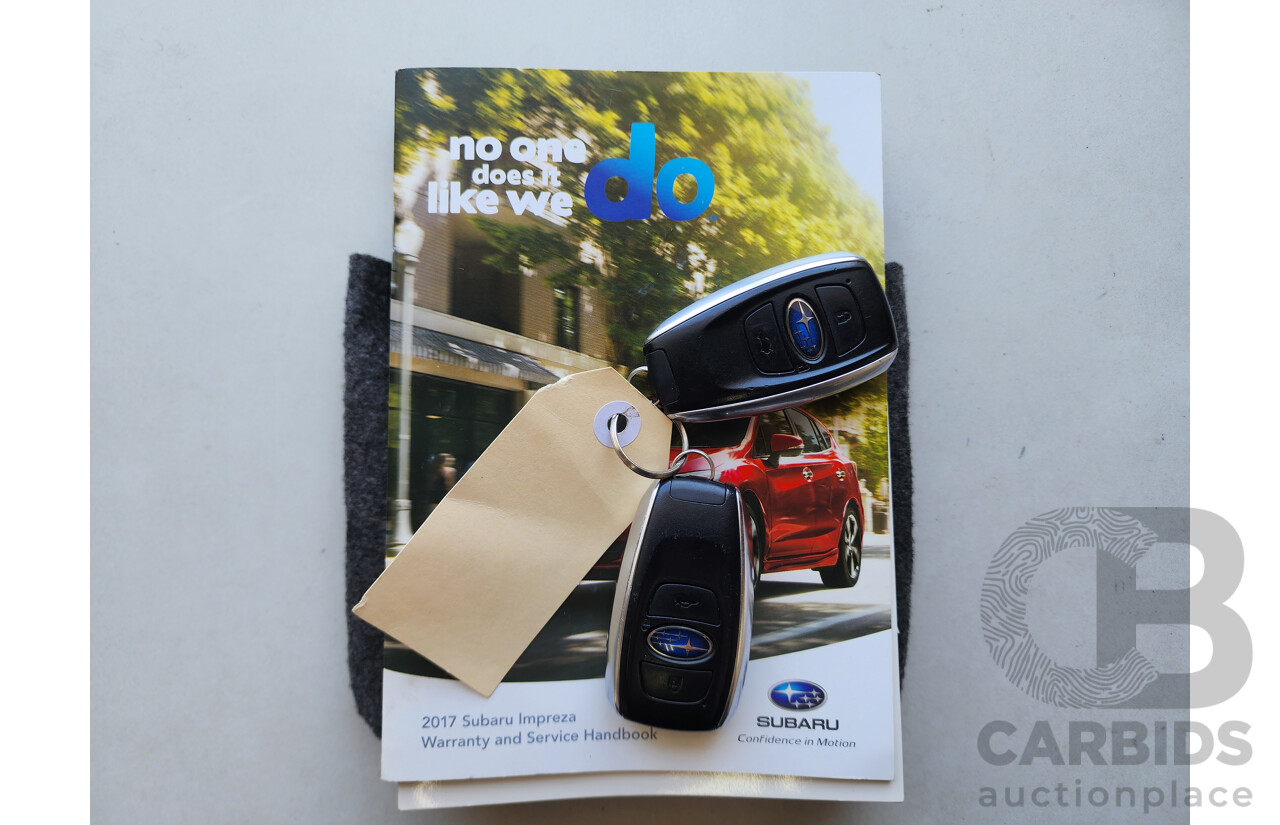 2/2017 Subaru Impreza 2.0i-L (awd) MY17 5d Hatchback Grey 2.0L