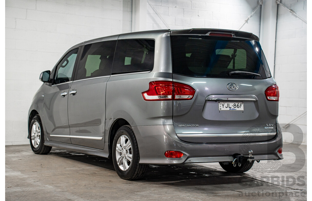 12/2019 LDV G10 Executive (RWD) MPV SV7A 4d Van Wagon Lava Grey Metallic Turbo 2.0L - 7 Seater