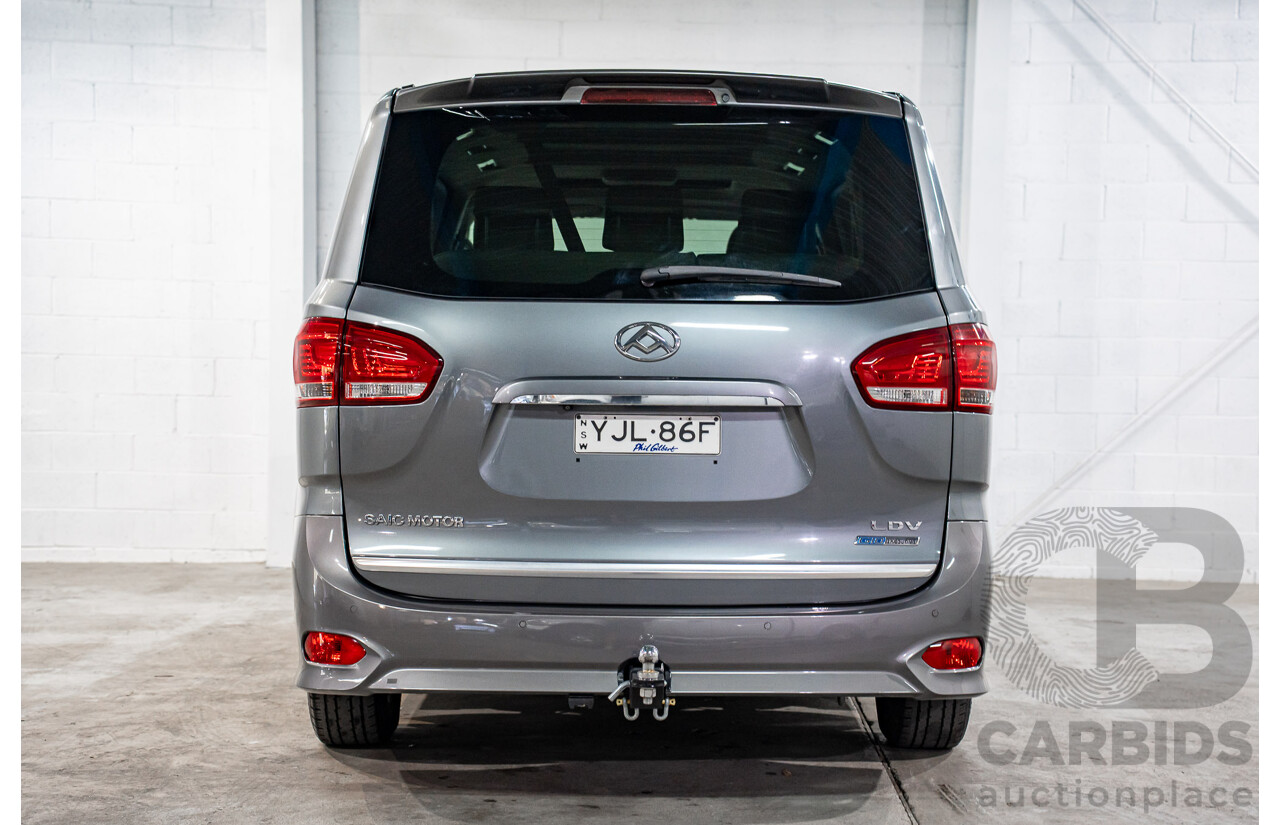 12/2019 LDV G10 Executive (RWD) MPV SV7A 4d Van Wagon Lava Grey Metallic Turbo 2.0L - 7 Seater