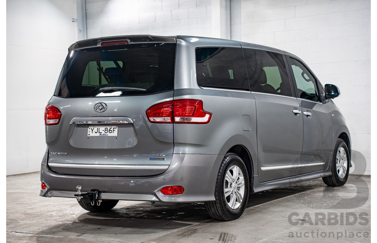 12/2019 LDV G10 Executive (RWD) MPV SV7A 4d Van Wagon Lava Grey Metallic Turbo 2.0L - 7 Seater