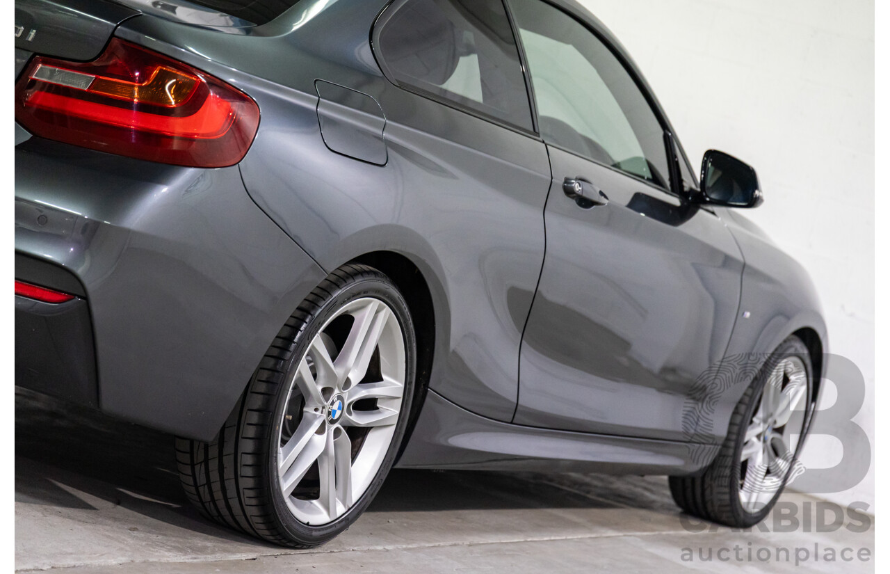 1/2015 BMW 220i M-Sport F22 2d Coupe Mineral Grey Metallic Turbo 2.0L