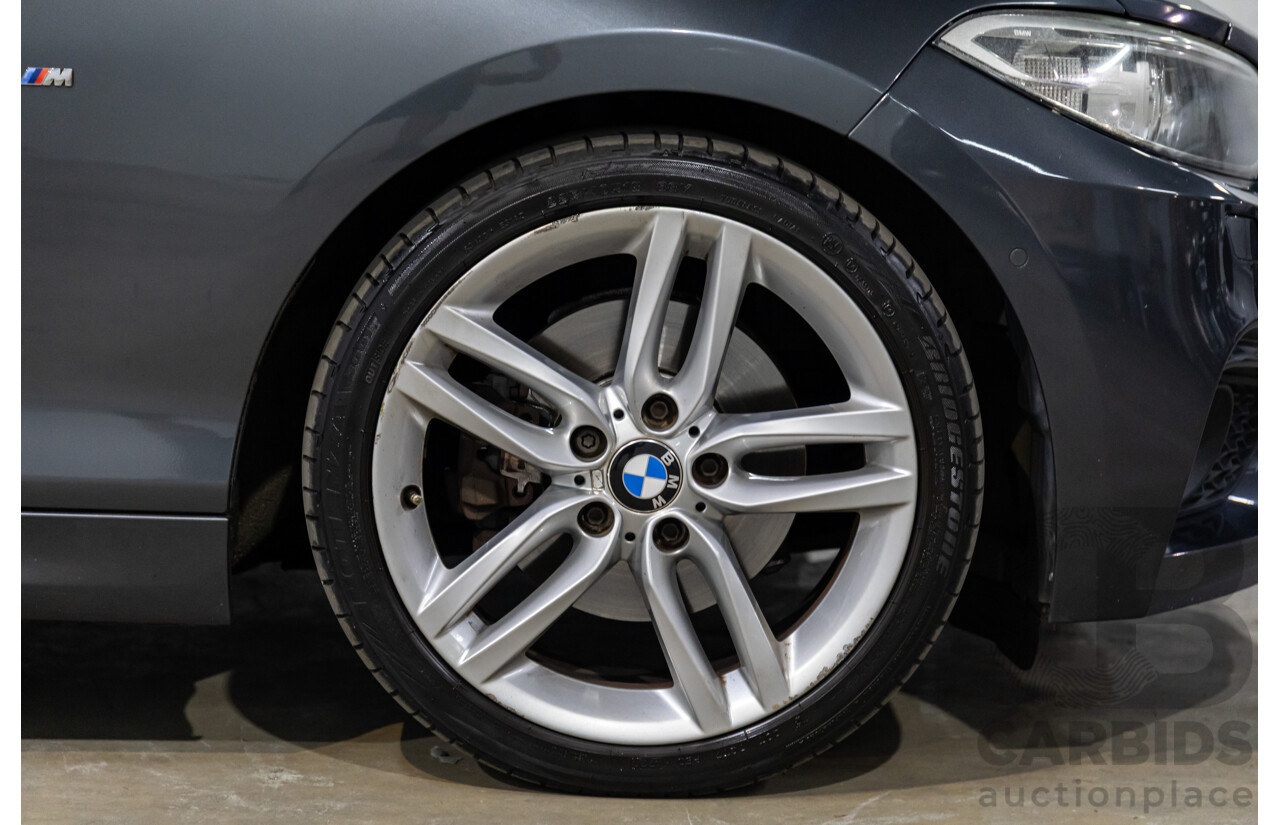 1/2015 BMW 220i M-Sport F22 2d Coupe Mineral Grey Metallic Turbo 2.0L