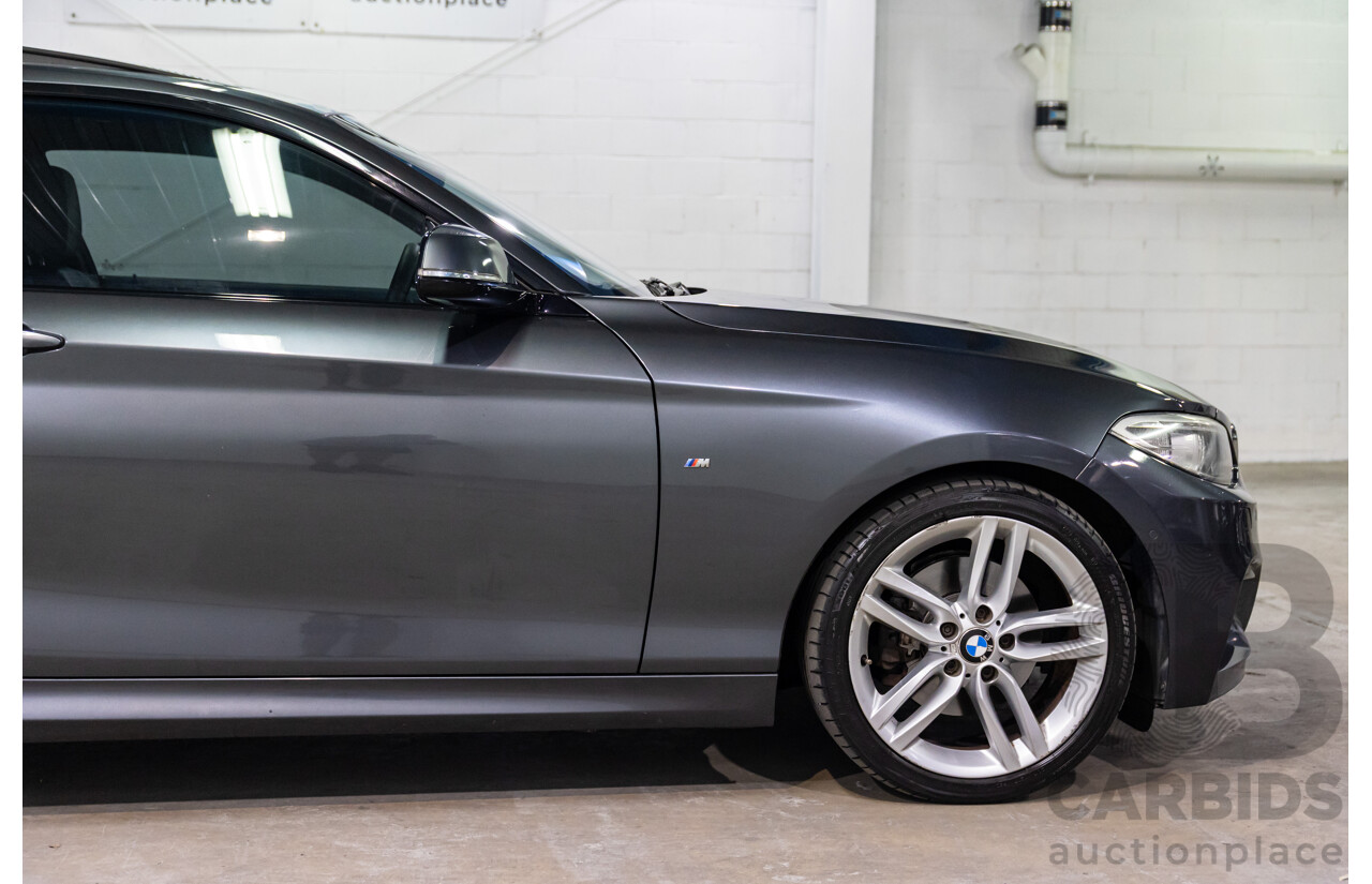 1/2015 BMW 220i M-Sport F22 2d Coupe Mineral Grey Metallic Turbo 2.0L