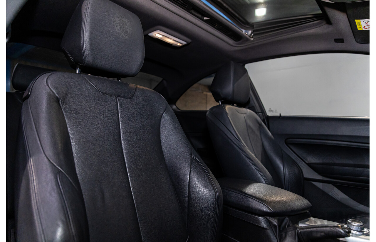 1/2015 BMW 220i M-Sport F22 2d Coupe Mineral Grey Metallic Turbo 2.0L