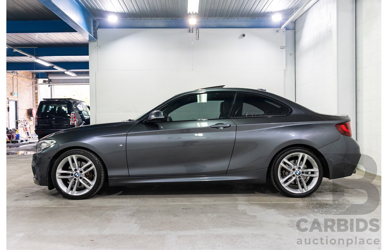 1/2015 BMW 220i M-Sport F22 2d Coupe Mineral Grey Metallic Turbo 2.0L