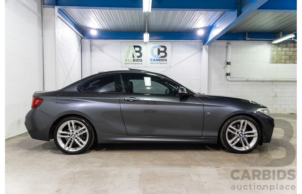 1/2015 BMW 220i M-Sport F22 2d Coupe Mineral Grey Metallic Turbo 2.0L