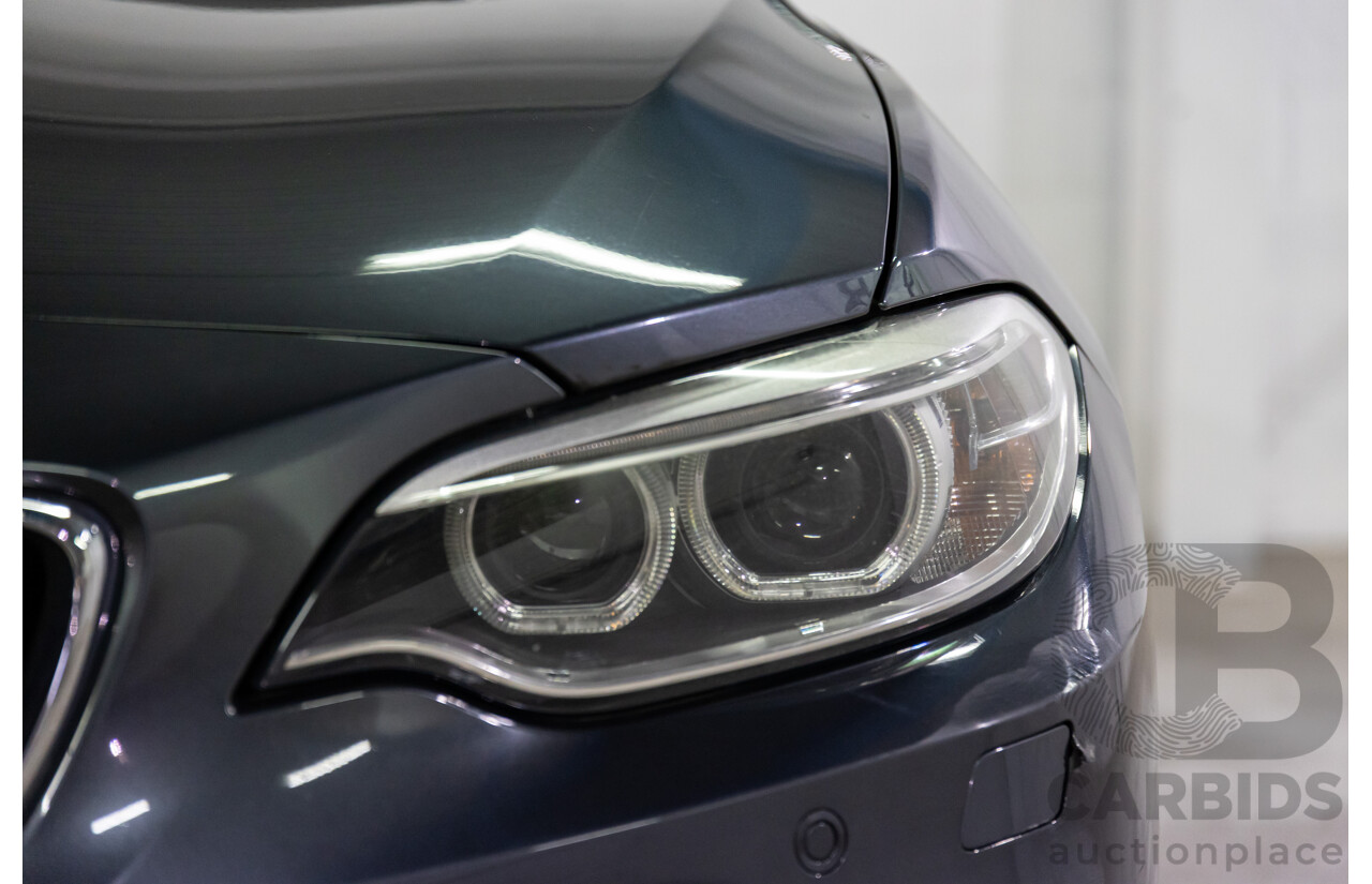 1/2015 BMW 220i M-Sport F22 2d Coupe Mineral Grey Metallic Turbo 2.0L