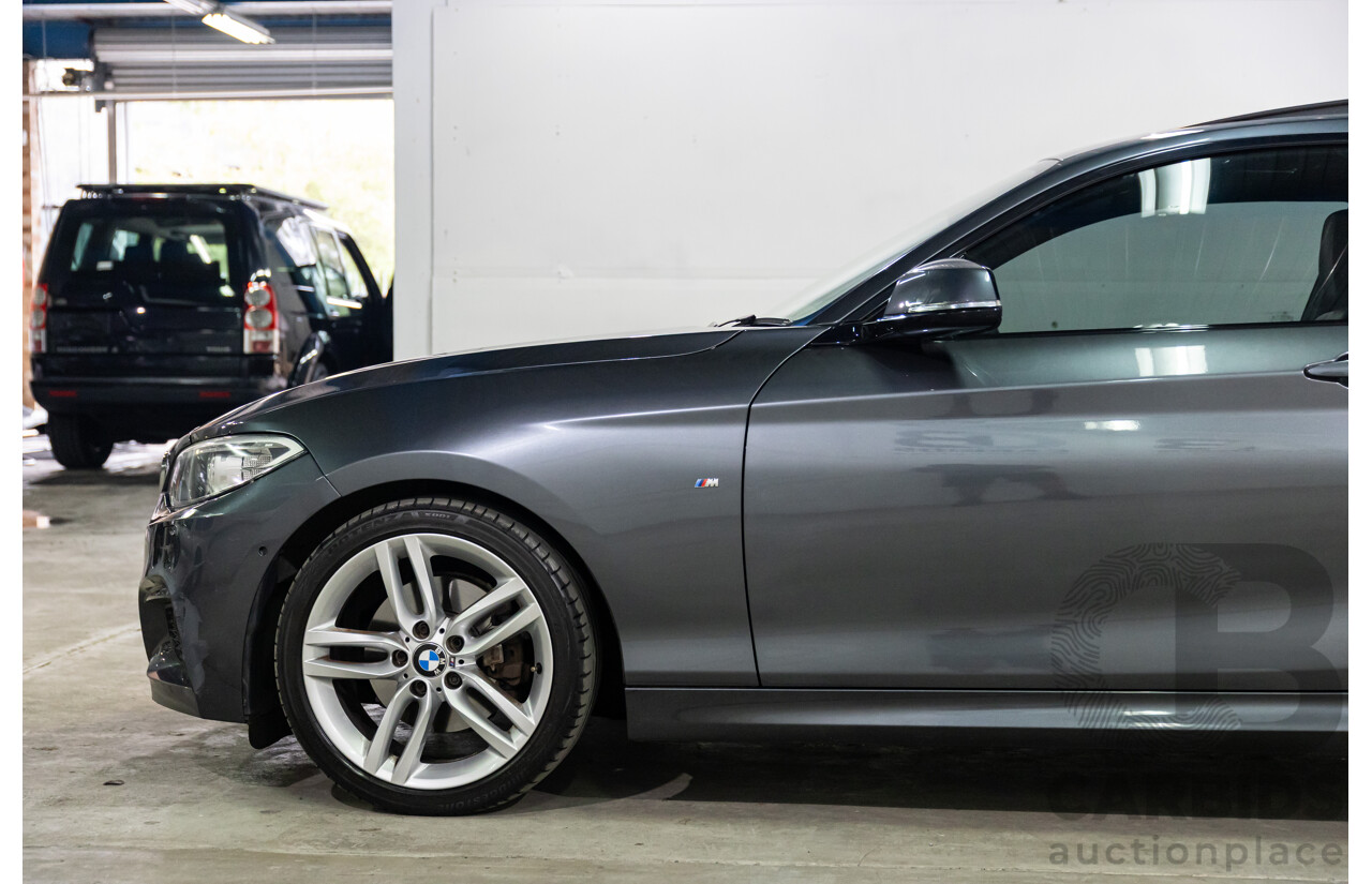 1/2015 BMW 220i M-Sport F22 2d Coupe Mineral Grey Metallic Turbo 2.0L