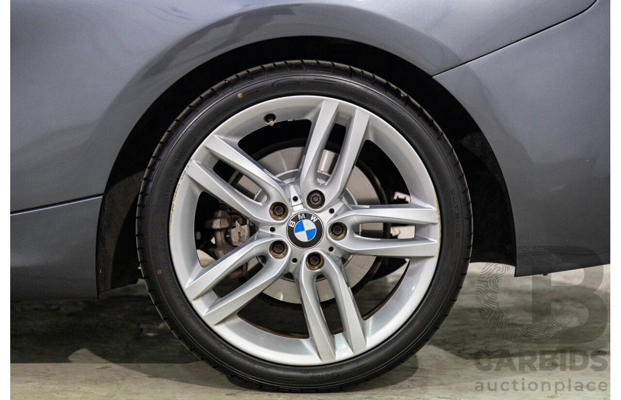 1/2015 BMW 220i M-Sport F22 2d Coupe Mineral Grey Metallic Turbo 2.0L