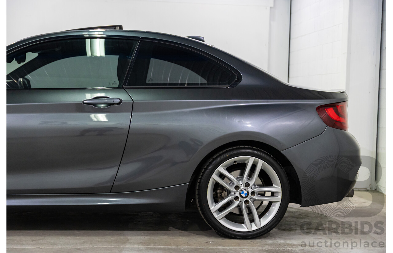 1/2015 BMW 220i M-Sport F22 2d Coupe Mineral Grey Metallic Turbo 2.0L