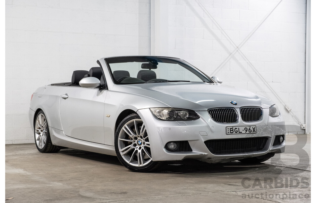 5/2008 BMW 335i M Sport E93 2d Convertible Titanium Silver Metallic Twin Turbo 3.0L