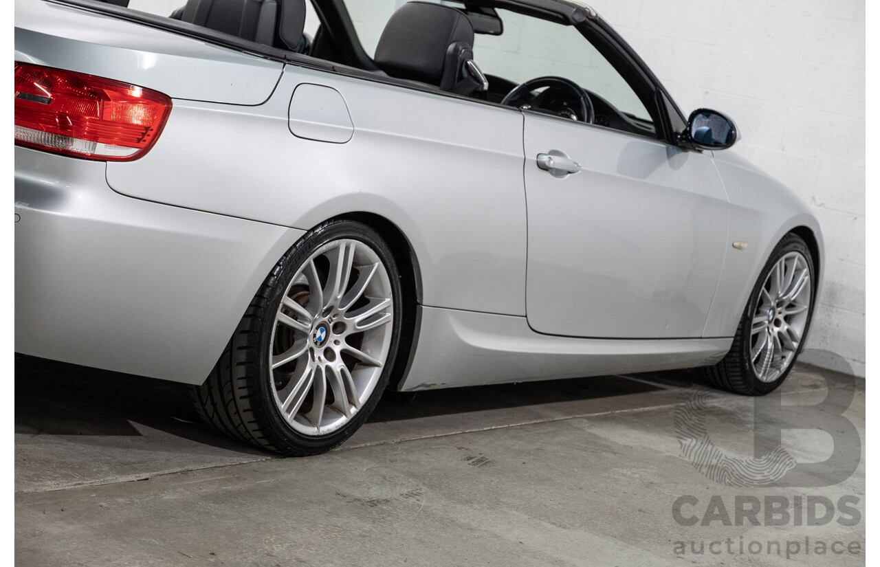 5/2008 BMW 335i M Sport E93 2d Convertible Titanium Silver Metallic Twin Turbo 3.0L