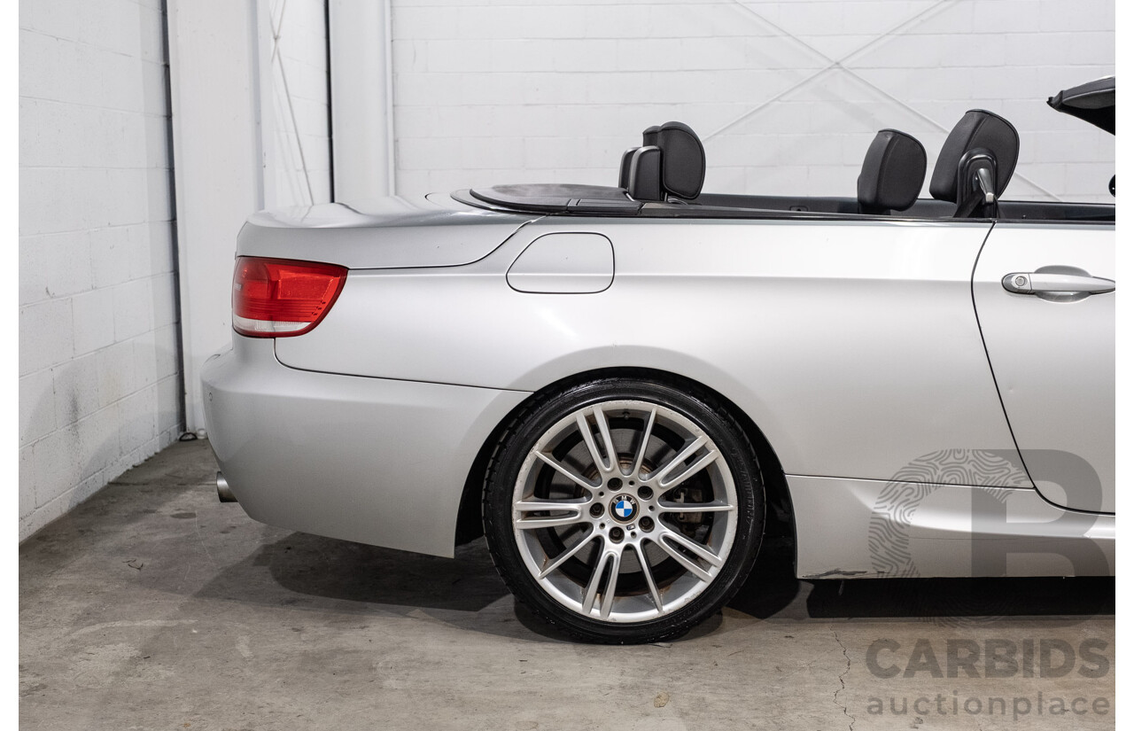 5/2008 BMW 335i M Sport E93 2d Convertible Titanium Silver Metallic Twin Turbo 3.0L