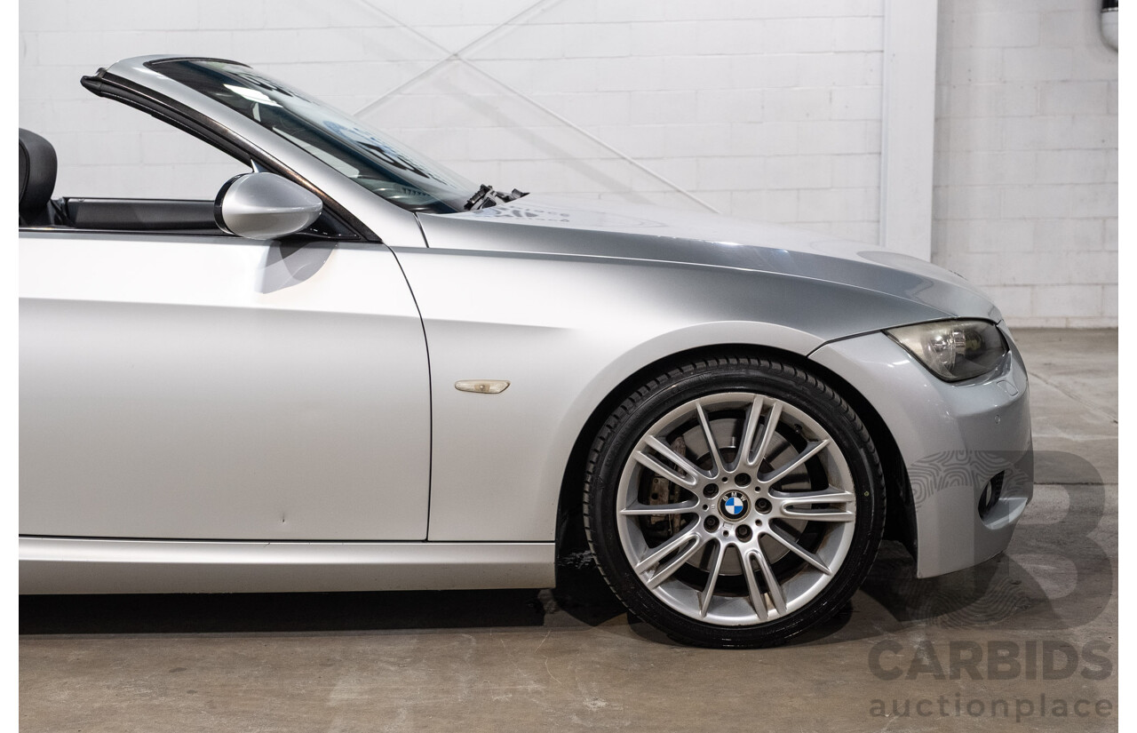 5/2008 BMW 335i M Sport E93 2d Convertible Titanium Silver Metallic Twin Turbo 3.0L