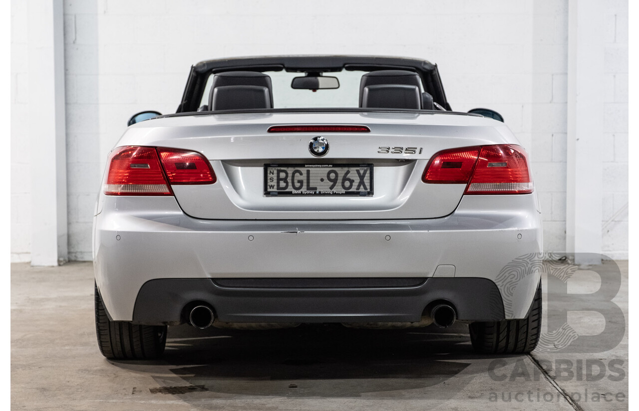 5/2008 BMW 335i M Sport E93 2d Convertible Titanium Silver Metallic Twin Turbo 3.0L