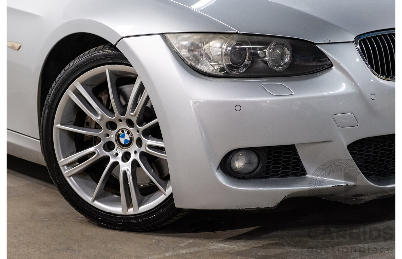 5/2008 BMW 335i M Sport E93 2d Convertible Titanium Silver Metallic Twin Turbo 3.0L