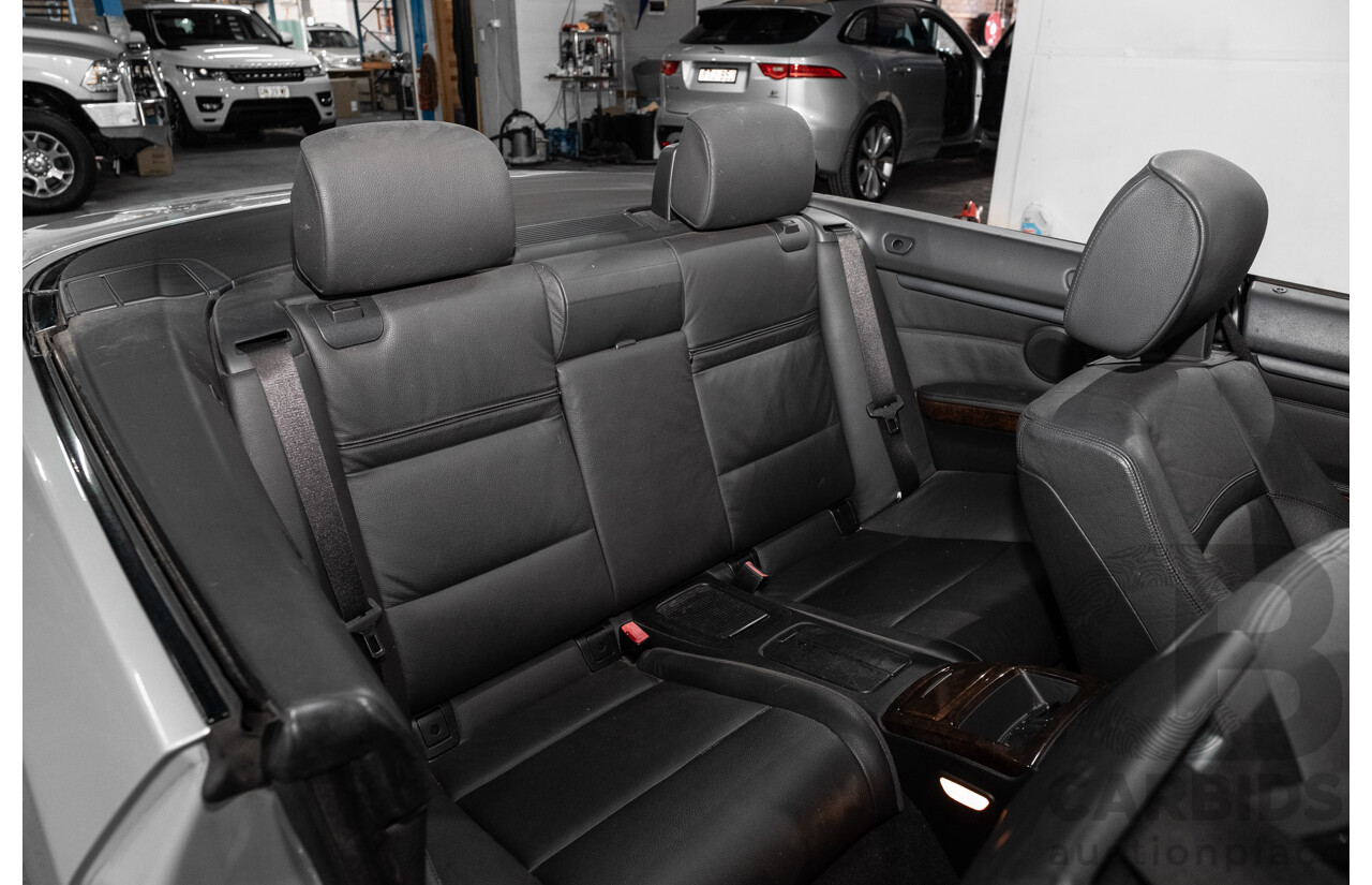 5/2008 BMW 335i M Sport E93 2d Convertible Titanium Silver Metallic Twin Turbo 3.0L