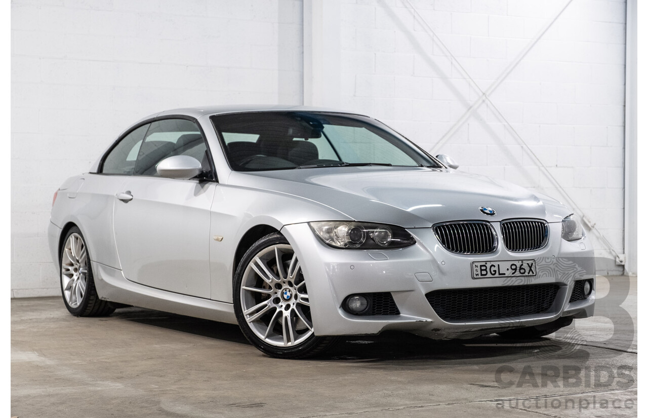 5/2008 BMW 335i M Sport E93 2d Convertible Titanium Silver Metallic Twin Turbo 3.0L