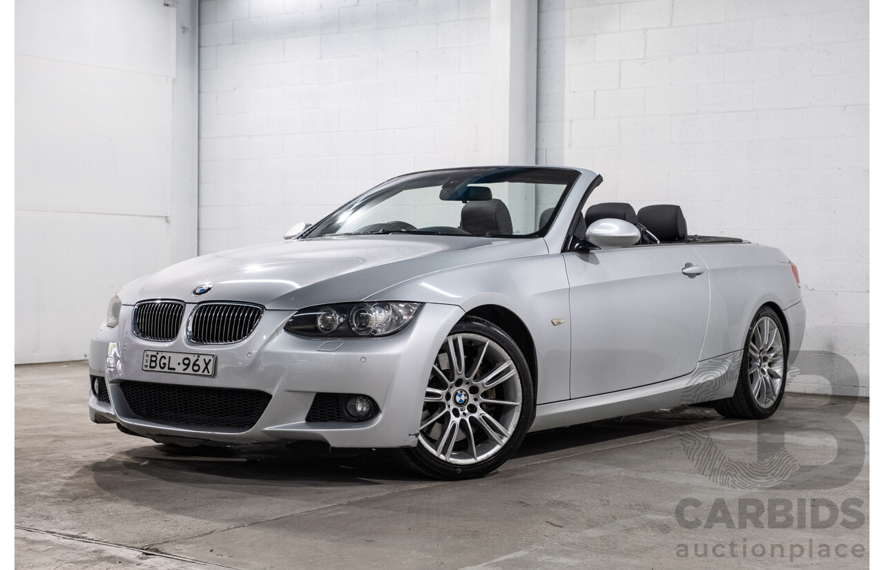 5/2008 BMW 335i M Sport E93 2d Convertible Titanium Silver Metallic Twin Turbo 3.0L