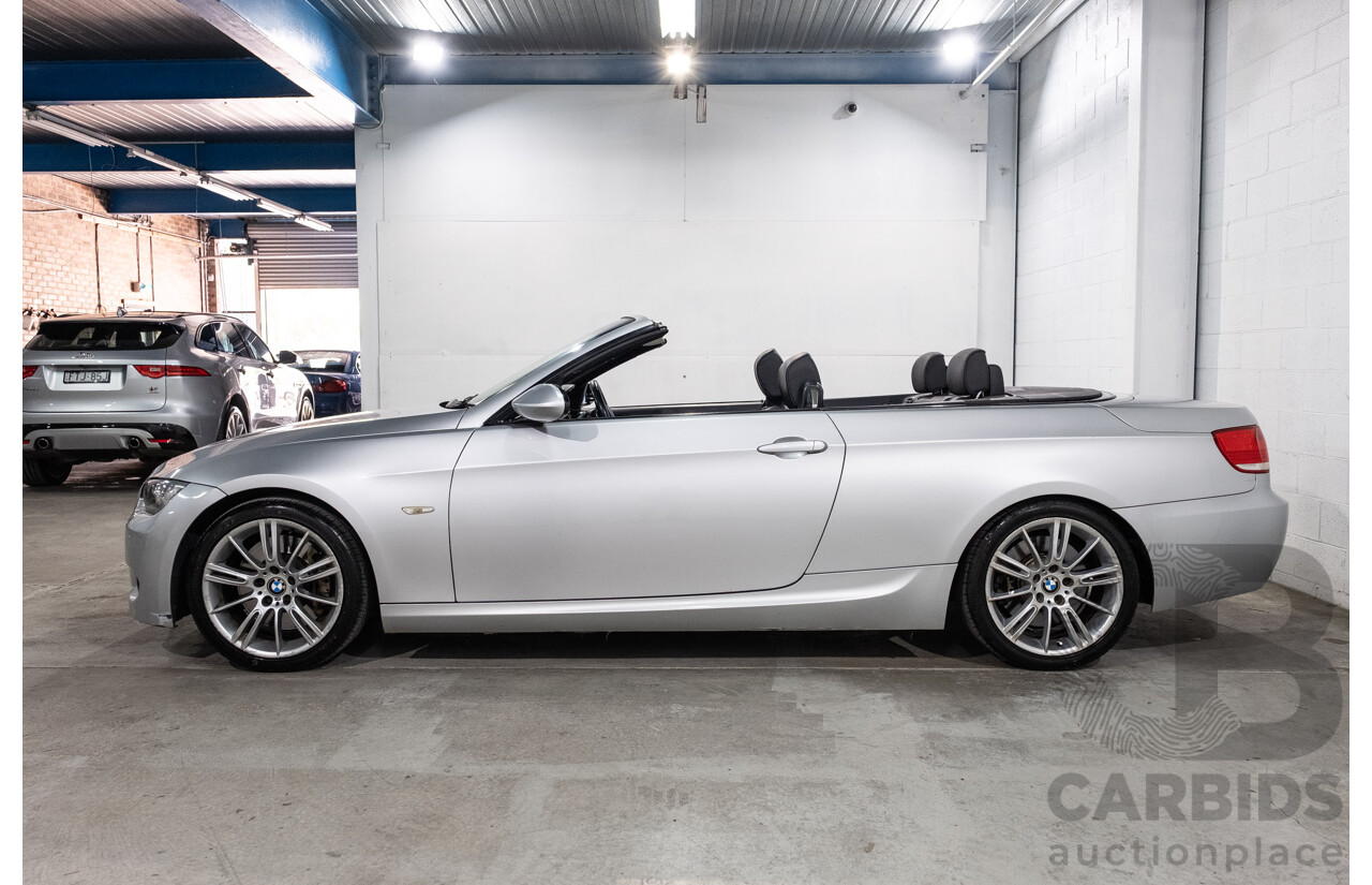 5/2008 BMW 335i M Sport E93 2d Convertible Titanium Silver Metallic Twin Turbo 3.0L