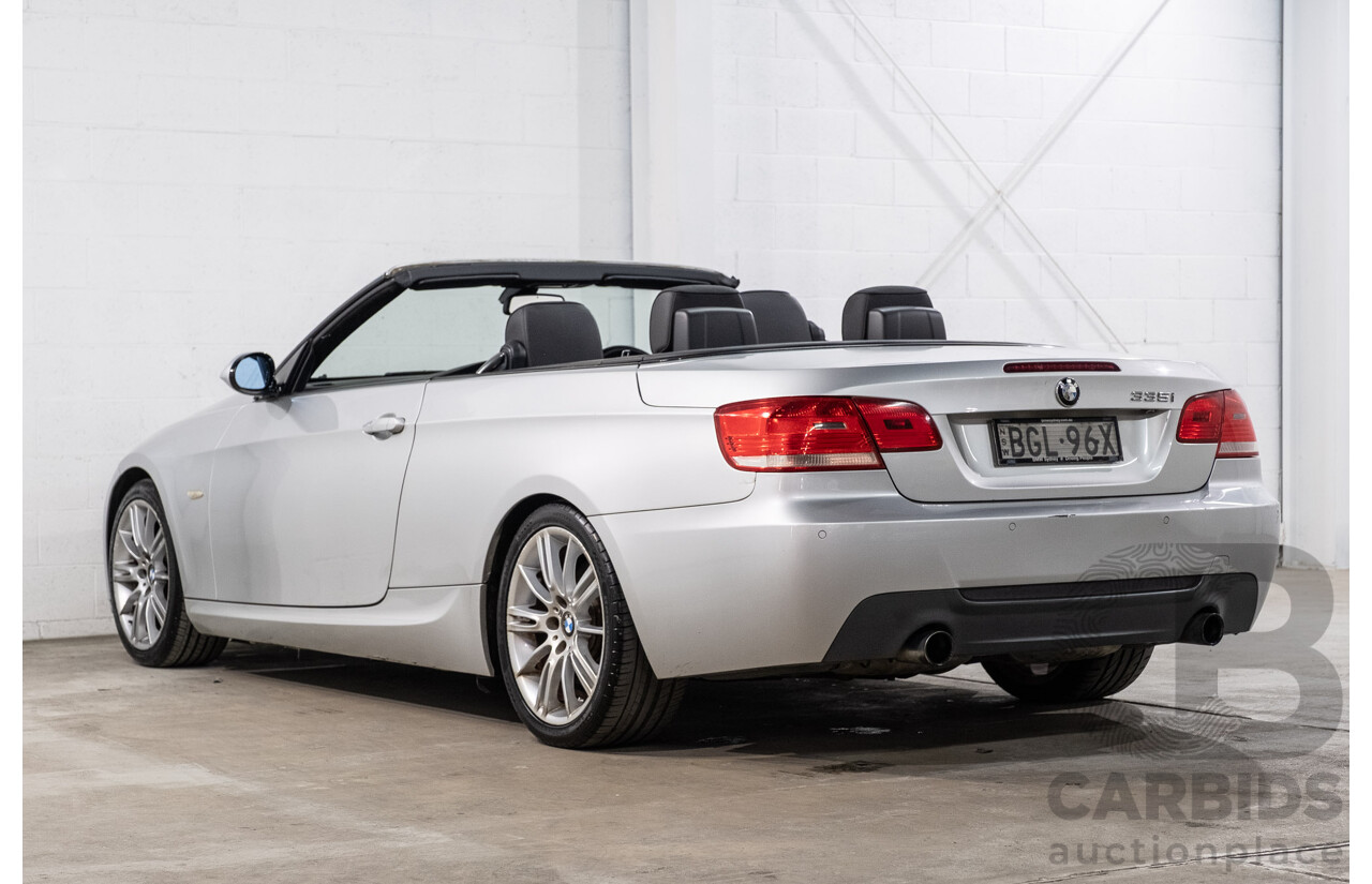 5/2008 BMW 335i M Sport E93 2d Convertible Titanium Silver Metallic Twin Turbo 3.0L
