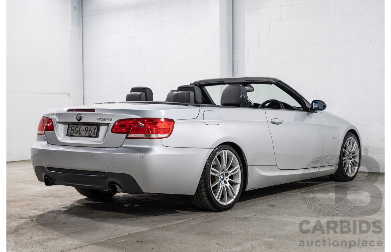 5/2008 BMW 335i M Sport E93 2d Convertible Titanium Silver Metallic Twin Turbo 3.0L