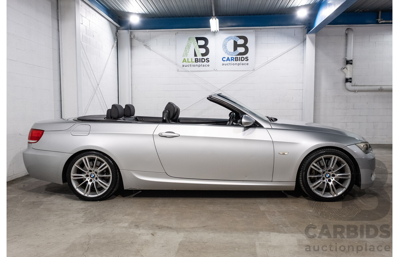 5/2008 BMW 335i M Sport E93 2d Convertible Titanium Silver Metallic Twin Turbo 3.0L