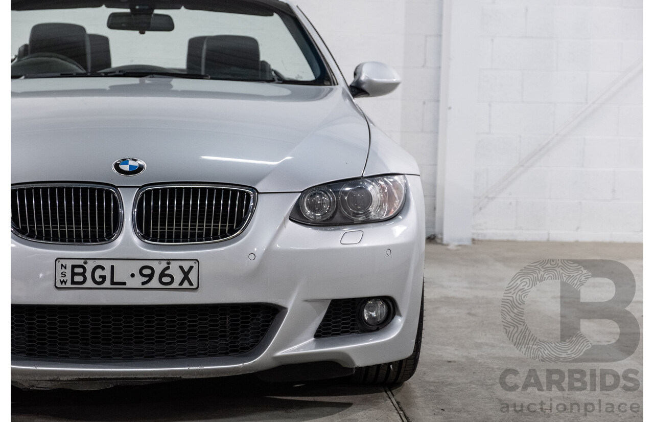 5/2008 BMW 335i M Sport E93 2d Convertible Titanium Silver Metallic Twin Turbo 3.0L