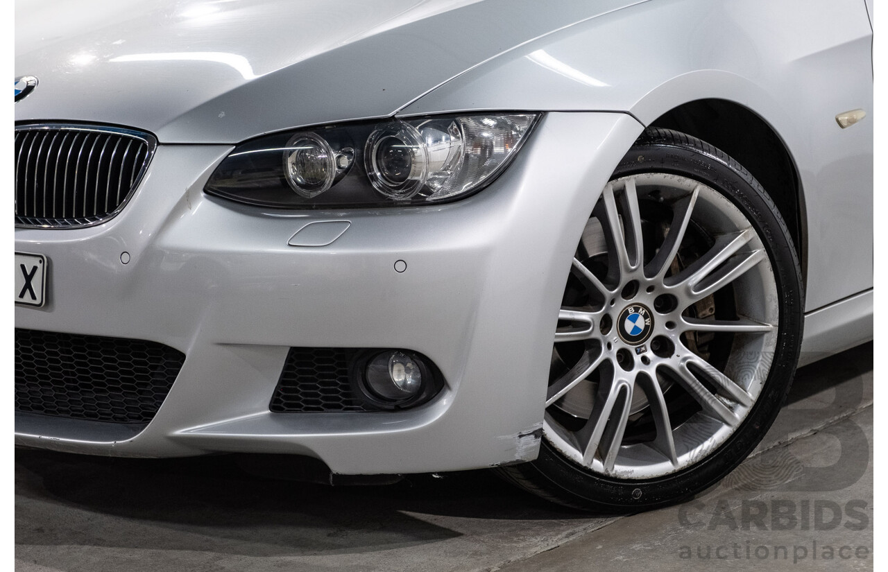 5/2008 BMW 335i M Sport E93 2d Convertible Titanium Silver Metallic Twin Turbo 3.0L