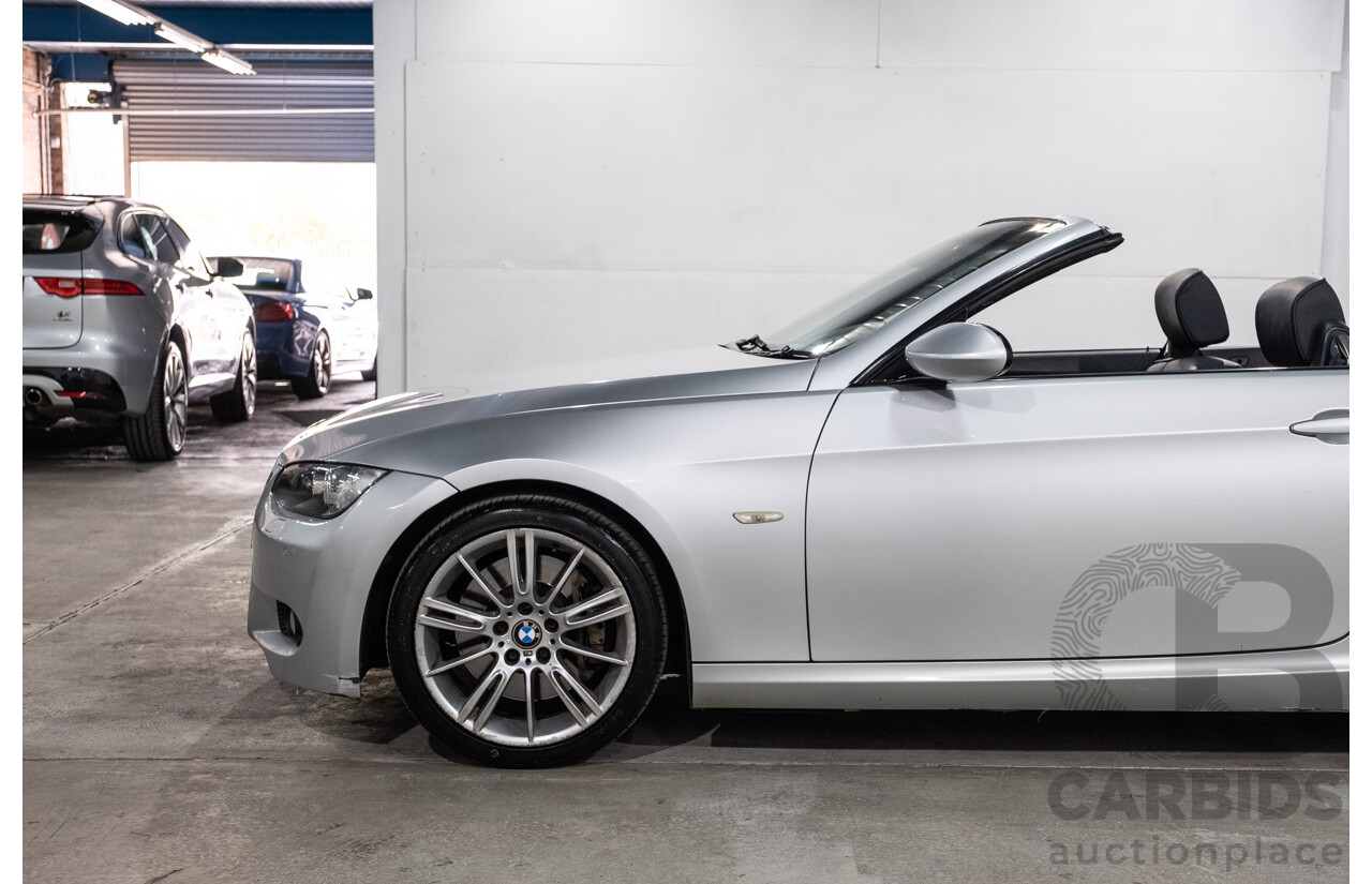 5/2008 BMW 335i M Sport E93 2d Convertible Titanium Silver Metallic Twin Turbo 3.0L