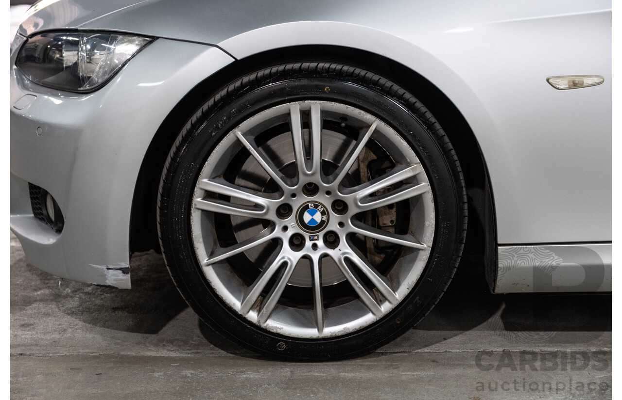 5/2008 BMW 335i M Sport E93 2d Convertible Titanium Silver Metallic Twin Turbo 3.0L