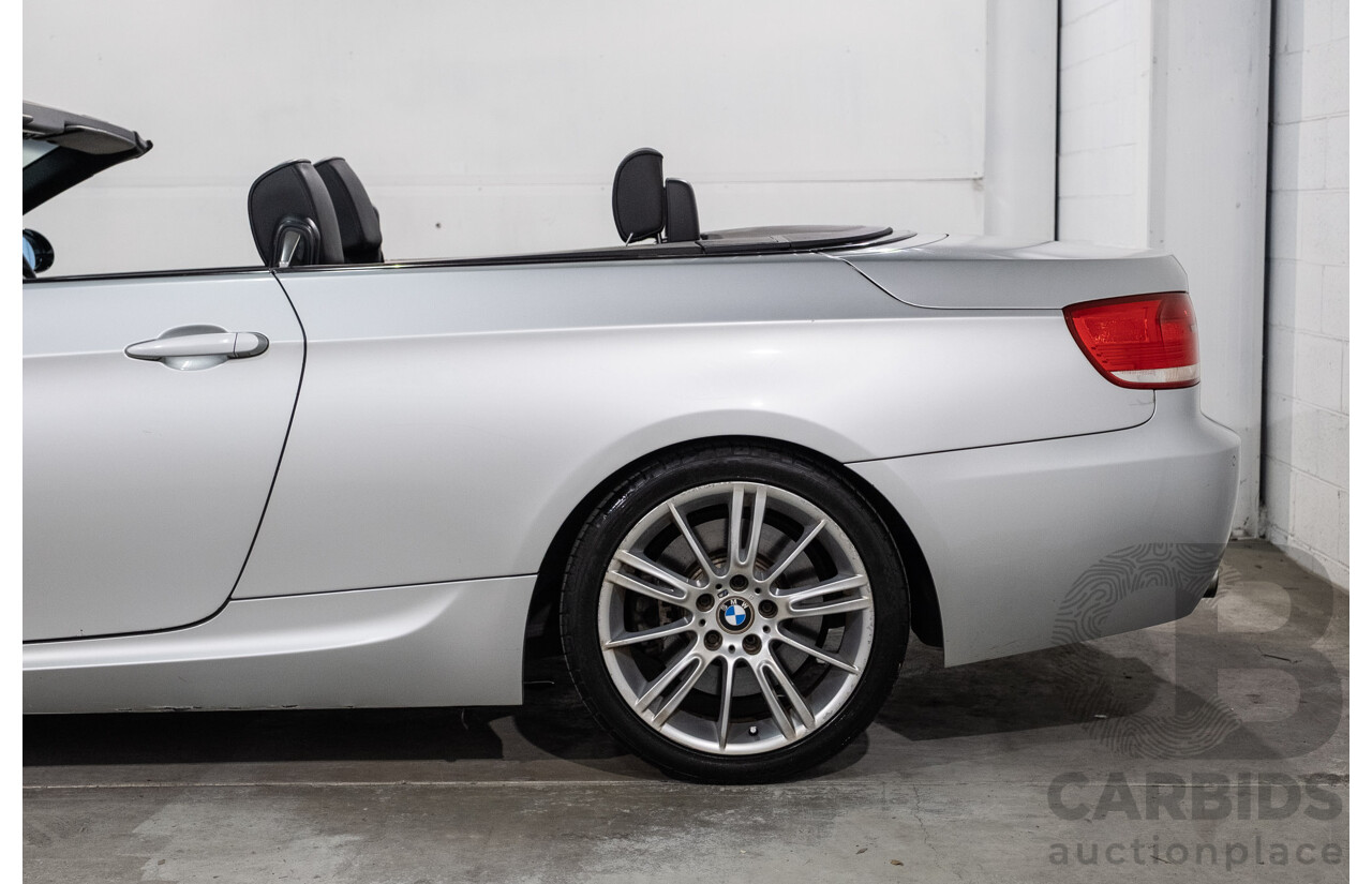 5/2008 BMW 335i M Sport E93 2d Convertible Titanium Silver Metallic Twin Turbo 3.0L