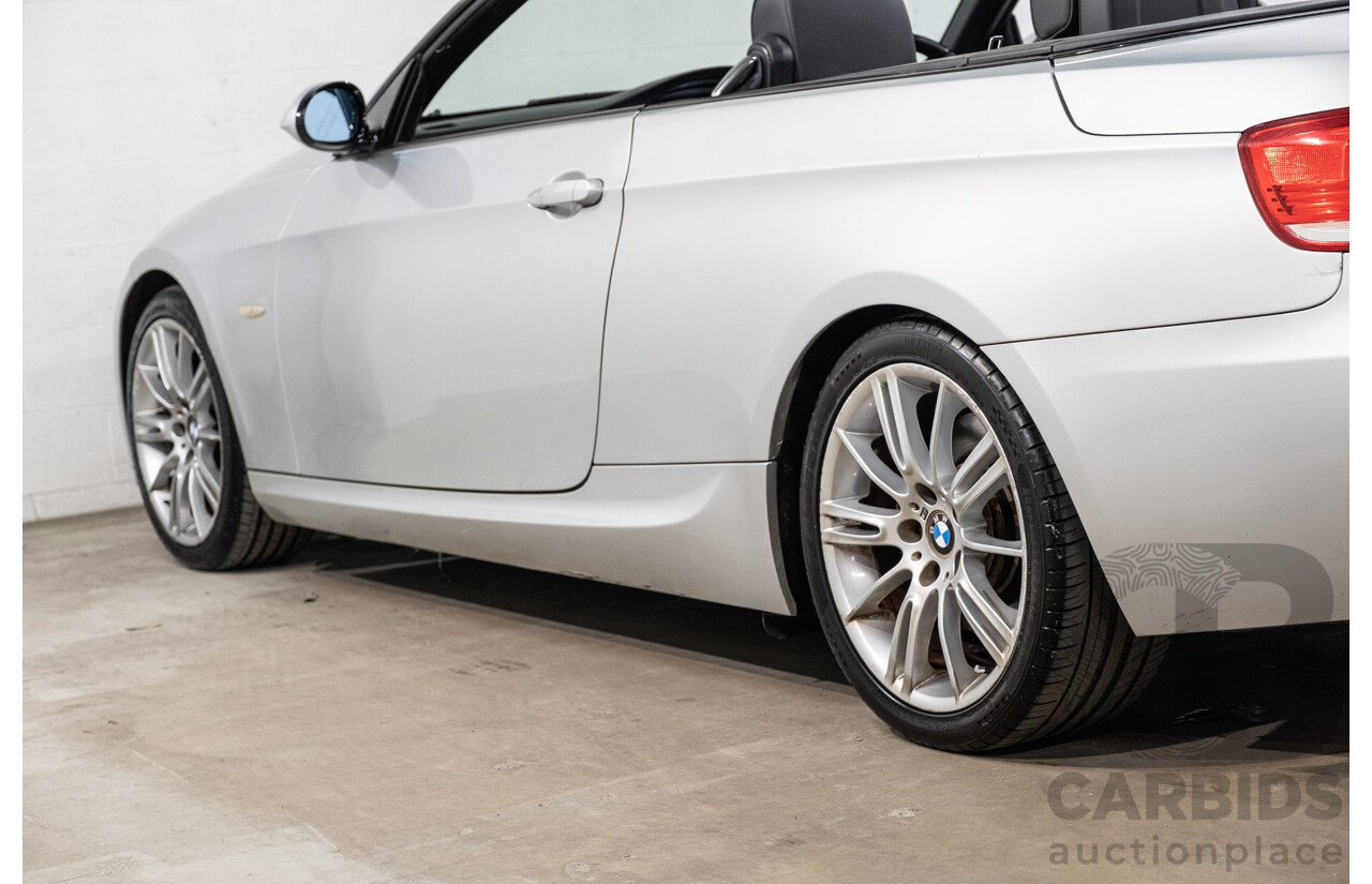 5/2008 BMW 335i M Sport E93 2d Convertible Titanium Silver Metallic Twin Turbo 3.0L