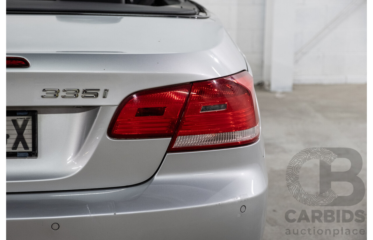 5/2008 BMW 335i M Sport E93 2d Convertible Titanium Silver Metallic Twin Turbo 3.0L