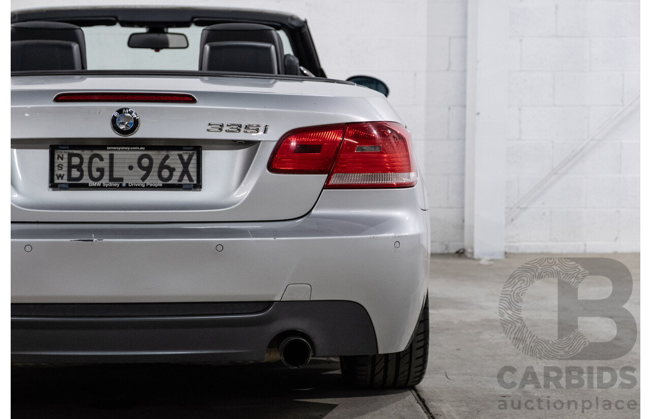 5/2008 BMW 335i M Sport E93 2d Convertible Titanium Silver Metallic Twin Turbo 3.0L