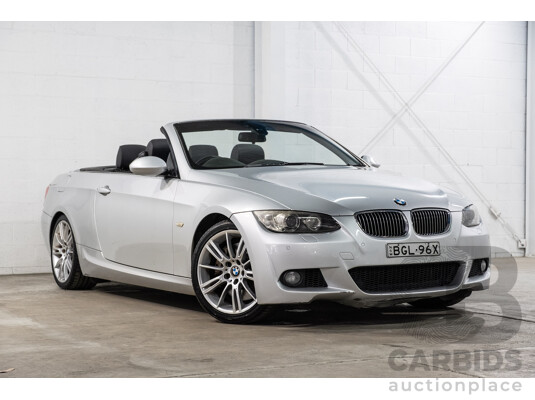 5/2008 BMW 335i M Sport E93 2d Convertible Titanium Silver Metallic Twin Turbo 3.0L