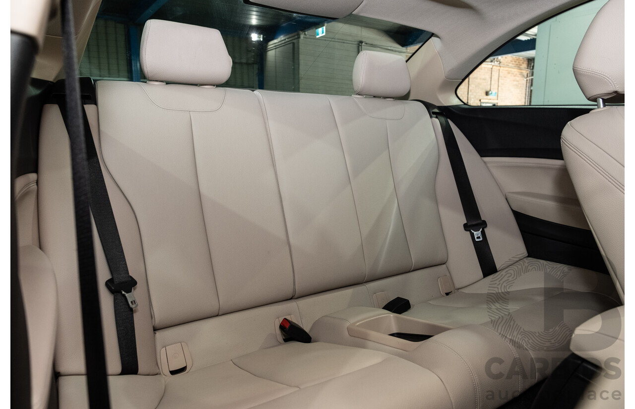 09/2017 BMW 230i Luxury Line (RWD) F22 MY17 2d Coupe Deep Sea Blue Metallic Turbo 2.0L